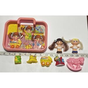 Vintage Dolly Pops Lot Dress Shop and Toy Store, Figures, Clothes Knickerbocker